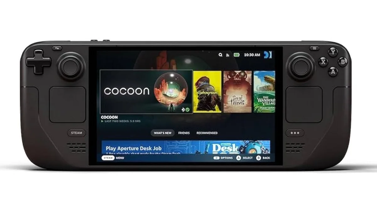 Steam Deck OLED handheld